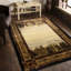 Tapis de style chalet 2,39 m x 0,91 m - Paysage naturel, en polypropylène antitache, pour les zones à fort passage.-1993327495-1993227384