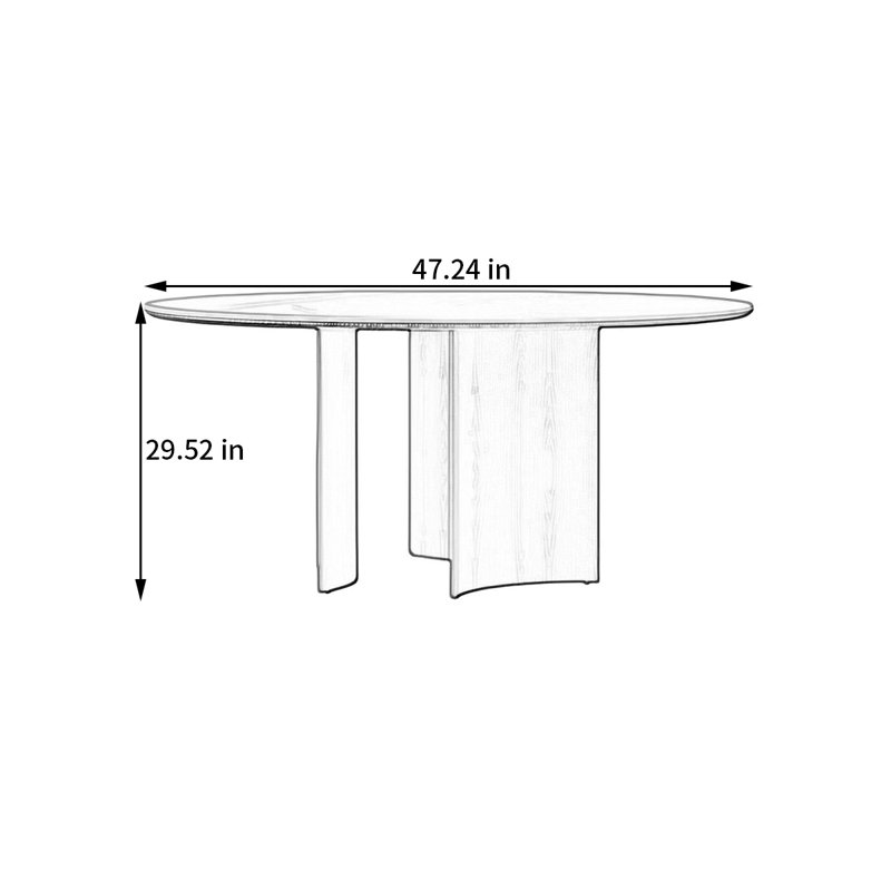 Laughlin, 29.52"H x 47.24"L x 47.24"W