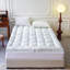 Luxury 10cm Extra Thick Bamboo Mattress Topper - 1000GSM Cloud-Like Plush Topper - Hypoallergenic, Cooling & Hotel Quality-180807220