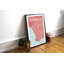 « los angeles city map », reproduction d’impression sur affiche en mer-22633041