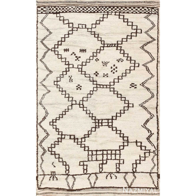 Moroccan One-of-a-Kind Rectangle 4'5" X 7' Area Rug