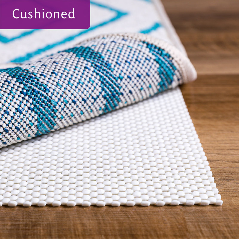 Amett Super Grip Indoor Cushioned Non Slip Rug Pad for Hard Surfaces, Rectangle 2' x 3'