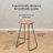 Alberts Solid Wood Counter Bar Stool-887438281-881121064