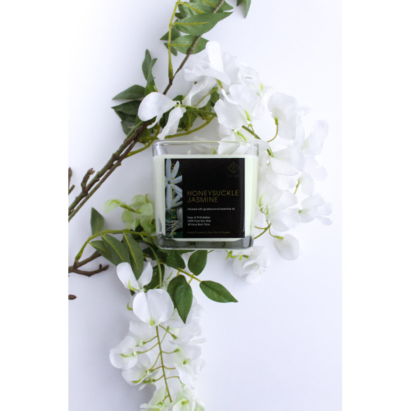 Honeysuckle Jasmine Scented Jar Candle