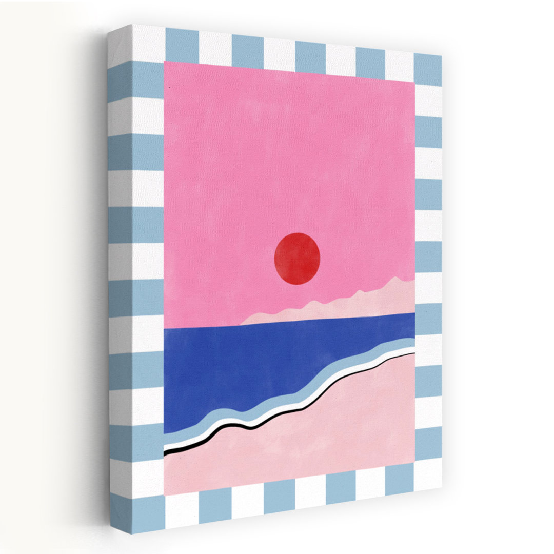 Contemporary Art Abstract Colorful Contemporary Coastal Art