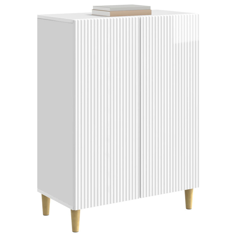 66cm Sideboard, High Gloss White