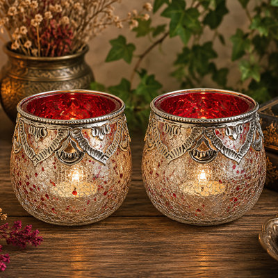 6 cm H Glass Tabletop Votive