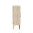 Modern Multi-Purpose Cabinet with Metal Legs, Travertine Color, 37.4 x 43.7 x 14.2 inches | 100% Melamine Coated Particle Board, Thickness: 0.7 inches | Numerous Shelves, Wall Mountable, Additional Storage Solution