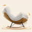 Chaise berçante confortable en coquille d'œuf-99388541