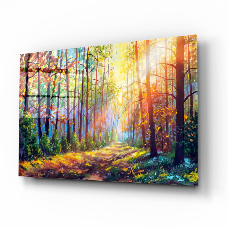 Watercolor Forest par Epic Portfolio, H 12 po x l 16 po x P 0,13 po