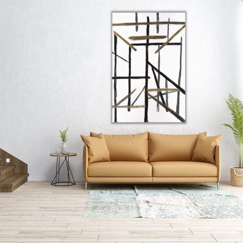 Edifice II - reproduction d'art sur toile, H 36 po x l 24 po
