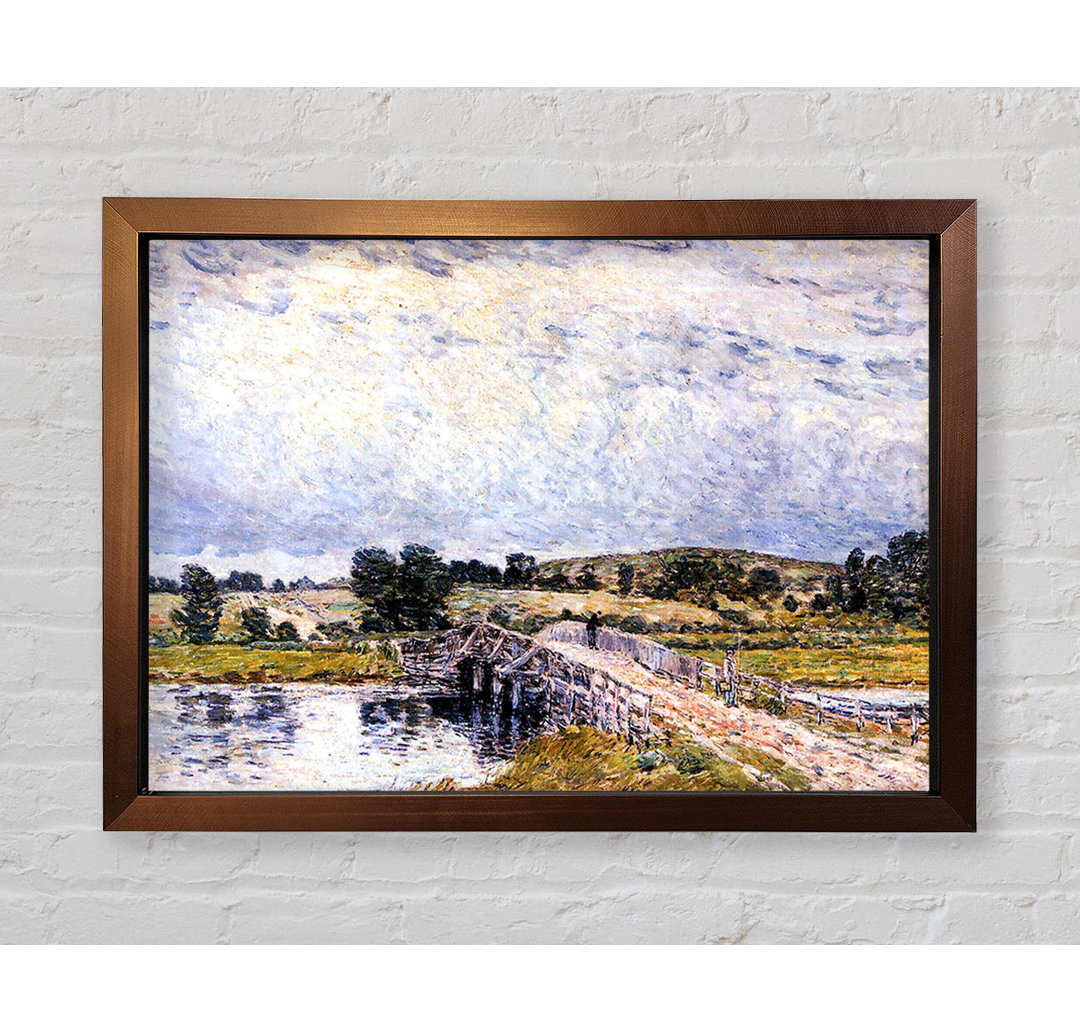 Die Brücke von Old Lyme von Childe Hassam - Einzelne Bilderrahmen Kunstdrucke