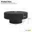 Table basse ronde avec base robuste-157187546