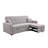 Versatile Sofa Bed With Adjustable Backrest And Pull-Out Feature For Home Comfort-830557032