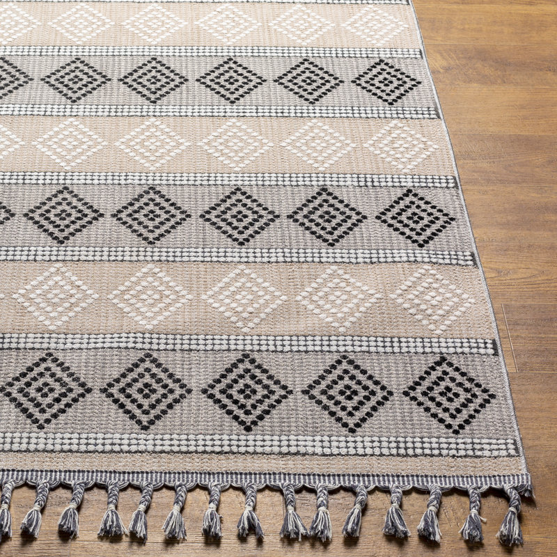Anfaniola Geometric Indoor Rug, Rectangle 9'2" x 12'