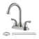 Centerset 2-handle Bathroom Faucet with Drain Assembly