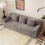 Canapé de 71 pouces en velours côtelé avec siège profond, coussins à double couche de type nuage, et aucun assemblage requis pour une utilisation multi-scène.-285320964