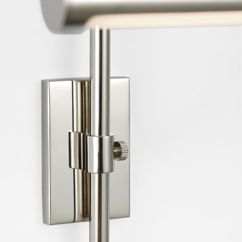 Thomas O'Brien Kidd 9" Frame Mount Picture Light, Polished Nickel