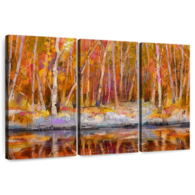 Alvord Thick Fall Woodland Painting