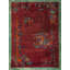 Tapis rouge antique antique Art Deco