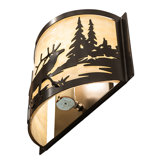 Elk 1 - Light Flush Mounted Sconce