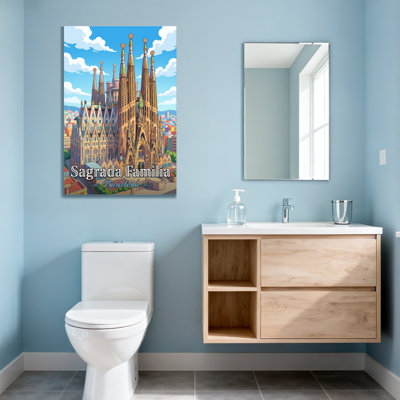 «Scenic & Cityscapes Sagrada Familia», impression d'art de la cathédrale de Barcelone
