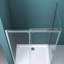 Durovin 1100x750mm Frameless Sliding Shower Enclosure 8mm Safety Glass