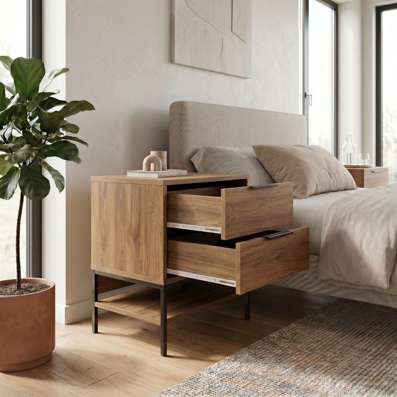 45 cm W Bedside Table