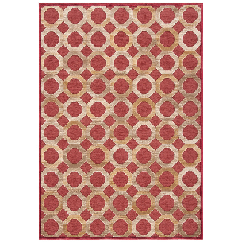 Tapis géométrique Alvyn Paradise Performance