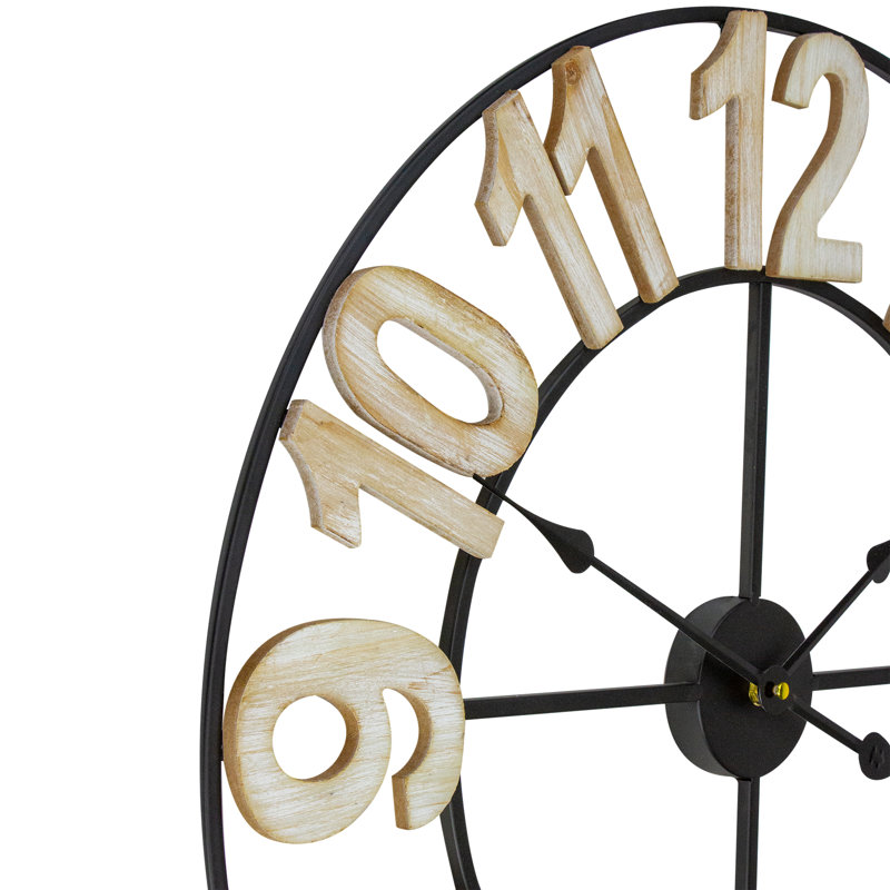 Horloge murale 24 po à pile