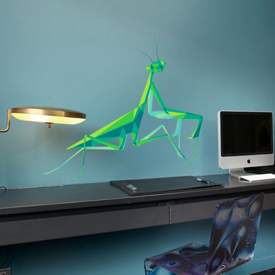 Décalcomanie murale Mantis