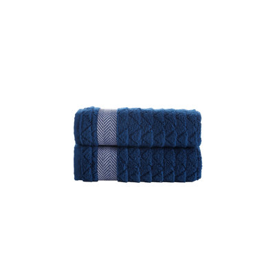 Turkish Cotton Plush Jacquard Hand Towel