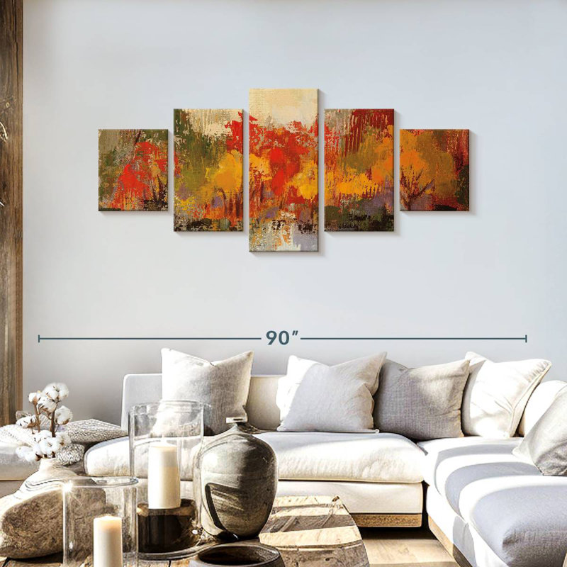 Fall Riverside II, 30" H x 68" W