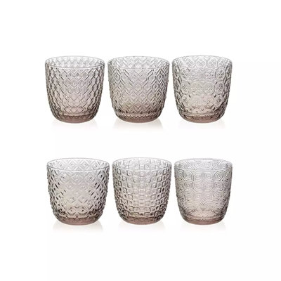 Jameen Set Of 6 Tumblers Assorted Patterns Cl.31