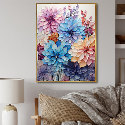 «Purple Tranquil Petals V», reproduction sur toile