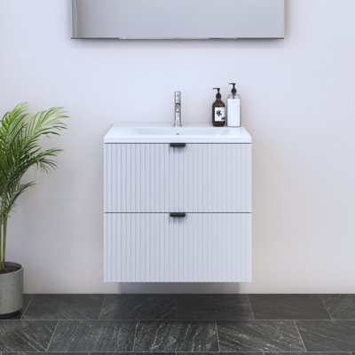 Lissia 23.7'' Single Bathroom Vanity with Top