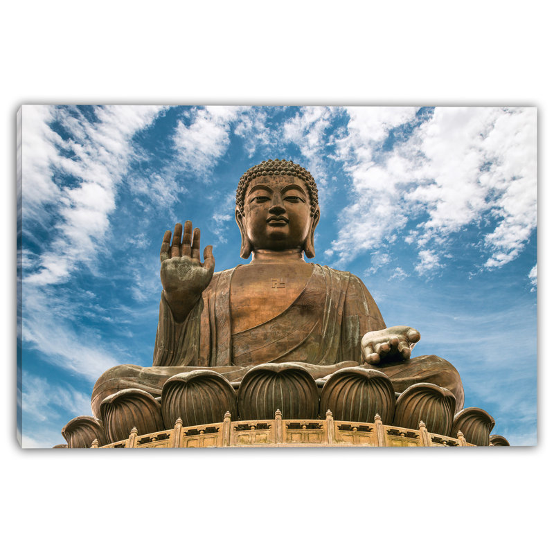 Art de toile majestueux Bouddha - sérénité tranquille, H 24 po x l 36 po