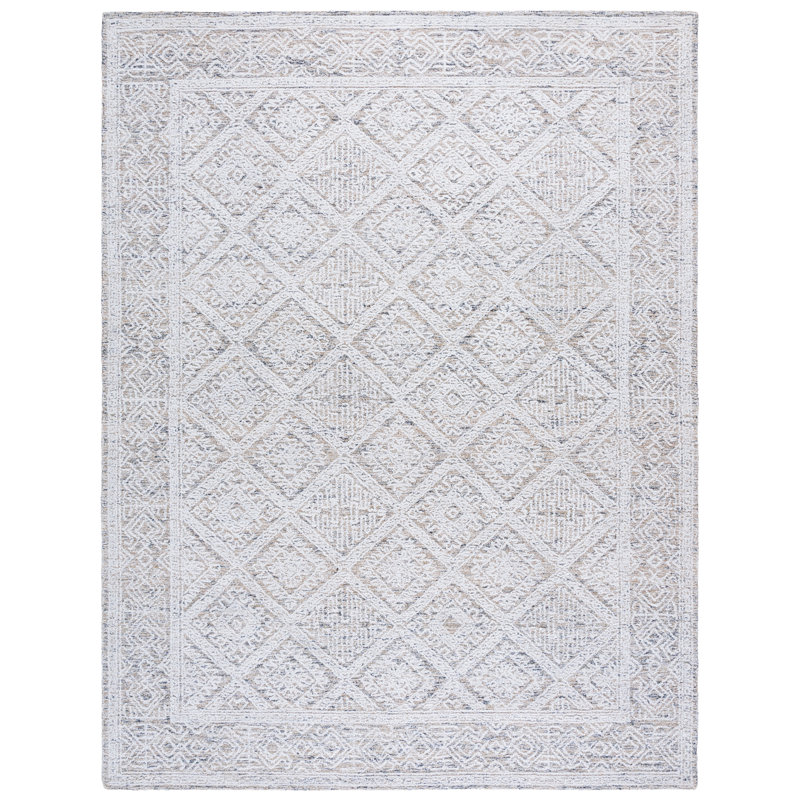 Allyana 229 Area Rug In Taupe / Ivory, Rectangle 8' x 10'