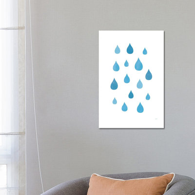 Rain 1 Piece Wall Art on Canvas