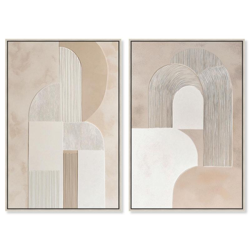 Ensemble de décoration murale Golden Luxe par Art Remedy, H 55 po x l 37 po, Cadre argenté