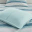 Ensemble de courtepointe 6 pièces Madison Park Marina Aqua à imprimé turquoise avec coussins décoratifs-692753400-741571138