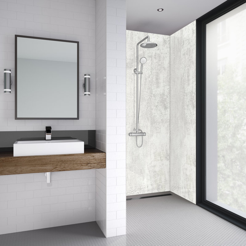 120mm W x 242mm H Decorative Wall Panel with Glass
