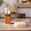 Space-Saving Farmhouse Coffee Table Set with Hidden Storage and Nesting Stools