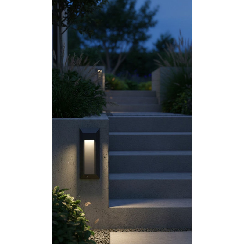 20cm H Integrated LED Outdoor Sconce