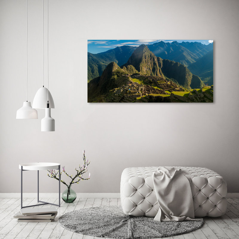 Ruins Of Machu Picchu - Wrapped Canvas Print