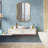 Kampbell Metal Flat Wall Mirror