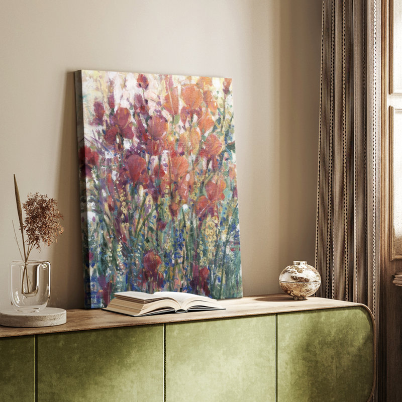 Fleurs ensoleillées II - galerie Cavas personnalisée, H 18 po x l 12 po