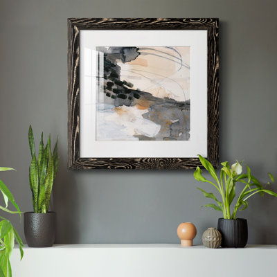 «Neutral Flock I», reproduction encadrée de qualité supérieure - prête à être accrochée
