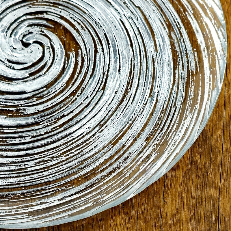 Assiette plate Mcnally, Argent