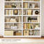 Bibliothèque moderne autoportante à 6 niveaux de H 72,8 po, l 62,9 po avec 12 compartiments ouverts pour votre bureau personnel, bibliothèque, salon-962850999